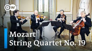 Mozart String Quartet No 19 Dissonance  Gewandhaus Quartet [upl. by Eidnar85]