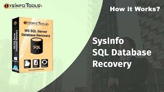 How to repair corrupt SQL Database MDF File with SysInfo SQL Database Recovery software [upl. by Marty]