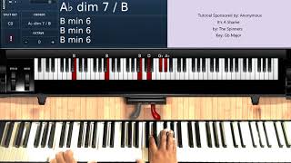 Its a Shame by The Spinners  Piano Tutorial [upl. by Cob96]