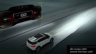 New Citroën C5 Aircross SUV Intelligent Beam Headlights [upl. by Adleme]