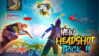 BEST HEADSHOT TRICK EXPLAINED 🔥 FREE FIRE MAX [upl. by Hettie]