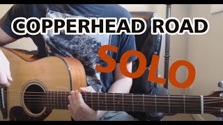 Steve Earle  Copperhead Road Solo  Acoustic Guitar [upl. by Ymereg833]