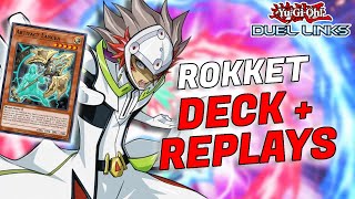 DRAGON LINK ON A BUDGET  NEW ROKKET DECK duel links [upl. by Rose500]