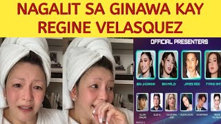 NETIZENS NAGALIT SA GINAWA KAY REGINE VELASQUEZ NG ABS CBN  REGINE NAGSALITA NA [upl. by Anelleh]