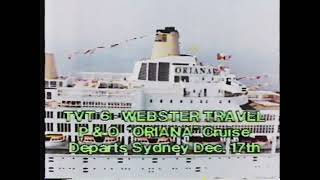 Webster Travel PampO Oriana Cruise Advert 1980s [upl. by Weinstock]