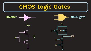 CMOS Logic Gates Explained  Logic Gate Implementation using CMOS logic [upl. by Yllrebmik]