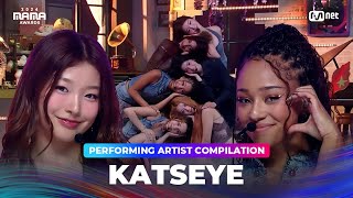 2024MAMA Performing Artist Compilation  katseye [upl. by Anisirhc]