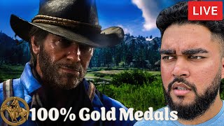 🔴 Earning 100 Gold Medals on Red Dead 2 More Than Gold Rush Trophy [upl. by Merete]