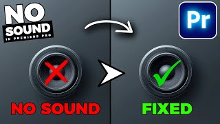 How To Fix NO SOUND In Premiere Pro [upl. by Nageam442]