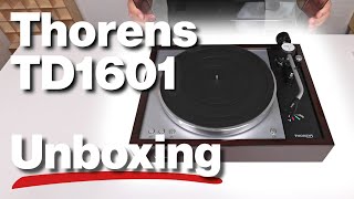 Thorens TD 1601  Unboxing [upl. by Hazard624]