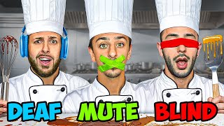 Blind Deaf and Mute Baking Challenge [upl. by Yancy]