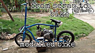 DIY modified tri bike  MOTORSTAR [upl. by Llewol]