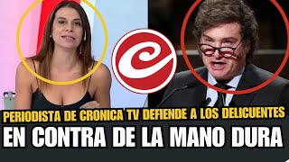 💥INSOLITO💥PERIODISTA DE CRONICA TV ESTA EN CONTRA DE LA MANO DURA CONTRA LOS DELICUENTES💥 [upl. by Ermanno618]