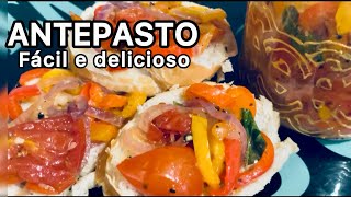 Antepasto de pimentão Prático e rápido de preparar [upl. by Nuawaj186]