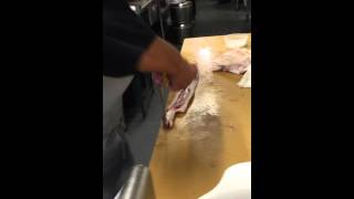 Yoshi Katsuyama cutting IkeAnago at Uchi Houston [upl. by Eira92]