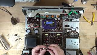 Marantz TwentyTwo 22 Stereo Receiver Repair Part 4  Recapping the PreampTone Control Board [upl. by Arehc]