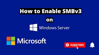 SMB II SMB Protocol II How to Enable SMBv3 [upl. by Stoeber325]