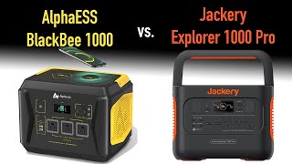 Jackery Explorer 1000 Pro vs AlphaESS BlackBee 1000  Which One To Buy [upl. by Yllod]