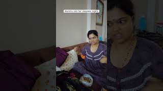 Maa kbhi nhi soti relatable comedy funny sleeplessnights nosleep indianmothers chotisiekladki [upl. by Aiket528]