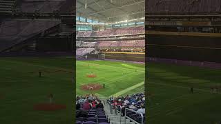 US Bank Stadium Vikings stadium baseball configuration [upl. by Early959]