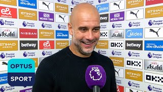 PEP GUARDIOLA I am a BIG fan of Thomas Frank  City boss impressed with Brentford style [upl. by Neerak]