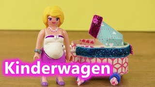 Playmobil Kinderwagen selber machen für Playmobils Next Topmodel Romi  DIY für Playmobil Schwangere [upl. by Oiled]