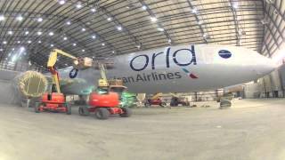 The First Plane in oneworld and newAmerican Livery [upl. by Enilra]