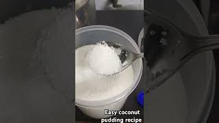 Easy daber pudding recipe pudding coconut shorts [upl. by Oesile766]