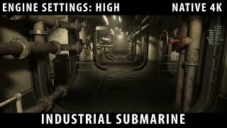 UE5  Industrial Submarine Showcase [upl. by Hctub]