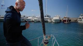 Docking Single Handed Masterclass In High Winds [upl. by Claudy]