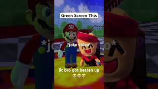 Rip Green Screen Pizza Boy mario memes gaming comedy funny funnyroblox [upl. by Hurff173]