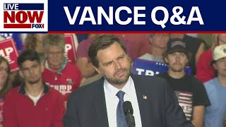 WATCH JD Vance holds QampA during rally in Wisconsin  LiveNOW from FOX [upl. by Belter]