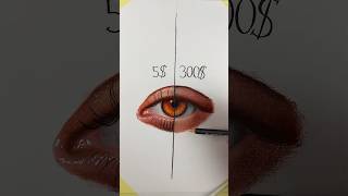 Hyperréalistic Drawing Of An Eye Using 300 Pencils hyperrealism colouredpencil realisticdrawing [upl. by Analos]