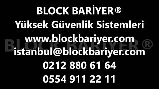 Kasis Kapan Lastik Patlama Testi BLOCK BARİYER® [upl. by Ahsuatan]