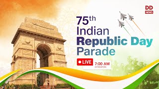 Indias Republic Day Parade 26th January 2024  LIVE [upl. by Adachi]