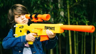 Nerf Fortnite Sniper Rifle  2020 Review [upl. by Cullan]