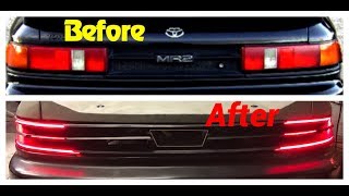 LED MR2 Tail Lights V8 MR2 Build 14 [upl. by Lenod]