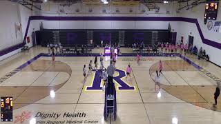 Righetti High School vs Pioneer Valley High School Womens Varsity Volleyball [upl. by Baron143]