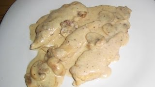 Solomillo de Pollo con Bechamel y Champiñones [upl. by Yahsat601]