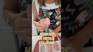 Heladitos de frutilla a la crema sin gluten [upl. by Leilani]