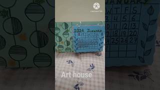 How to make calendar at home ll desk calendar Diy calendar 2024shorts [upl. by Uahsoj176]