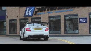 Benz W204 C63 AMG w ARMYTRIX CatBack Valvetronic Exhaust in UK [upl. by Uria939]