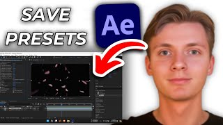 How To Save Presets In After Effects [upl. by Aridni]