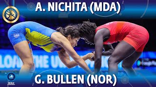 Anastasia Nichita MDA vs Grace Jacob Bullen NOR  Final  World Championships 2022  59kg [upl. by Ahsiuqram513]