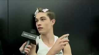 Dolce amp Gabbana One question for Francisco Lachowski [upl. by Ellerrad]