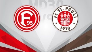 Fortuna Düsseldorf  FC St Pauli  21042017  2 Bundesliga 20162017 [upl. by Nehcterg813]