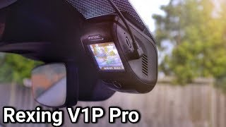 Rexing V1P Pro Dual Dash Camera Review [upl. by Olbap]