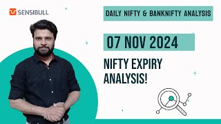 हिंदी Nifty and Bank Nifty Analysis for tomorrow 07 NOV  Market Outlook [upl. by Itagaki]