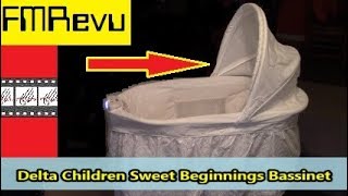 How to Assemble Delta Children Sweet Beginnings Bassinet  Essential Baby Accessories for Parents [upl. by Chadbourne625]