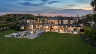 Explore a Newly Built 39995000 Hidden Hills Estate with Sweeping Views [upl. by Sumedocin]